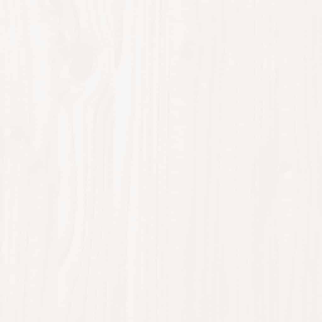 Salongbord Sofabord Hvit 100x50x35 cm heltre furu