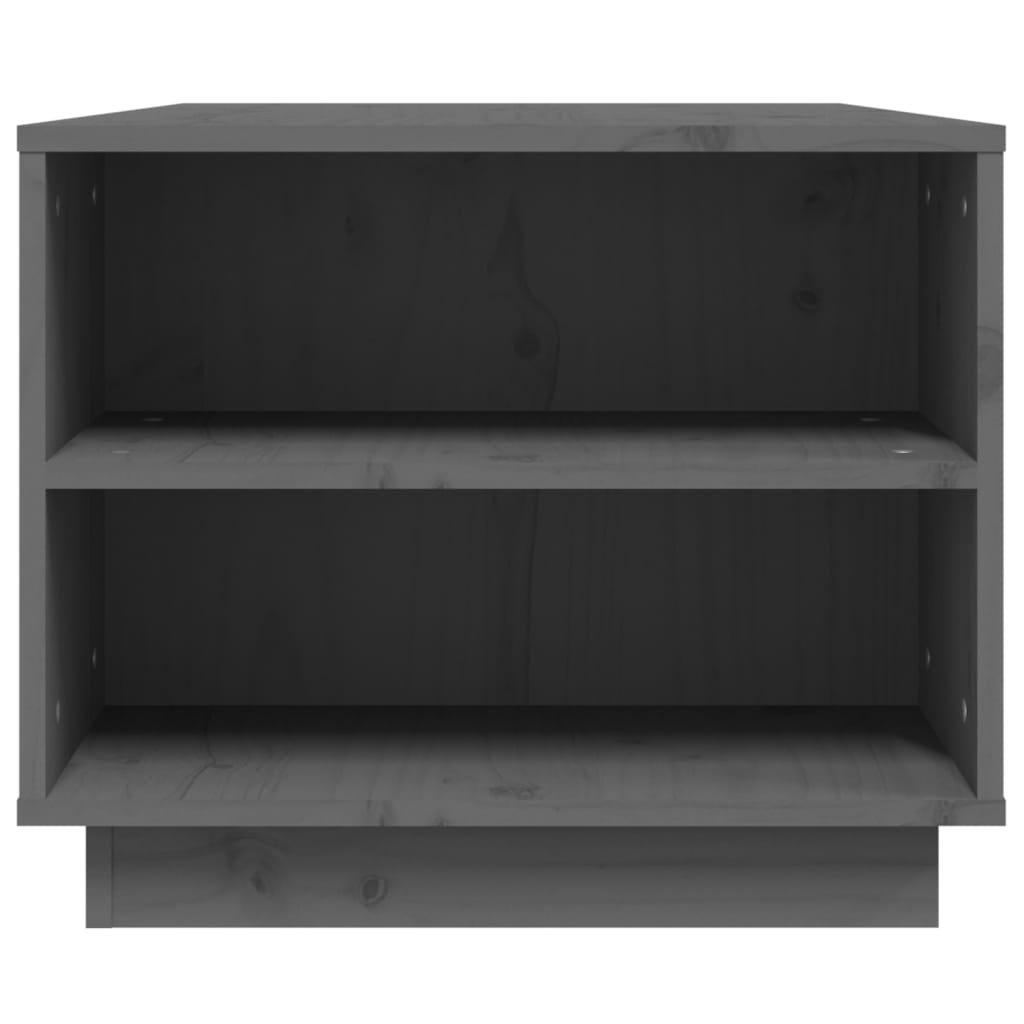 Salongbord Sofabord Grå 90x49x40,5 cm heltre furu