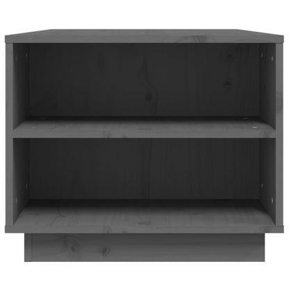 Salongbord Sofabord Grå 90x49x40,5 cm heltre furu