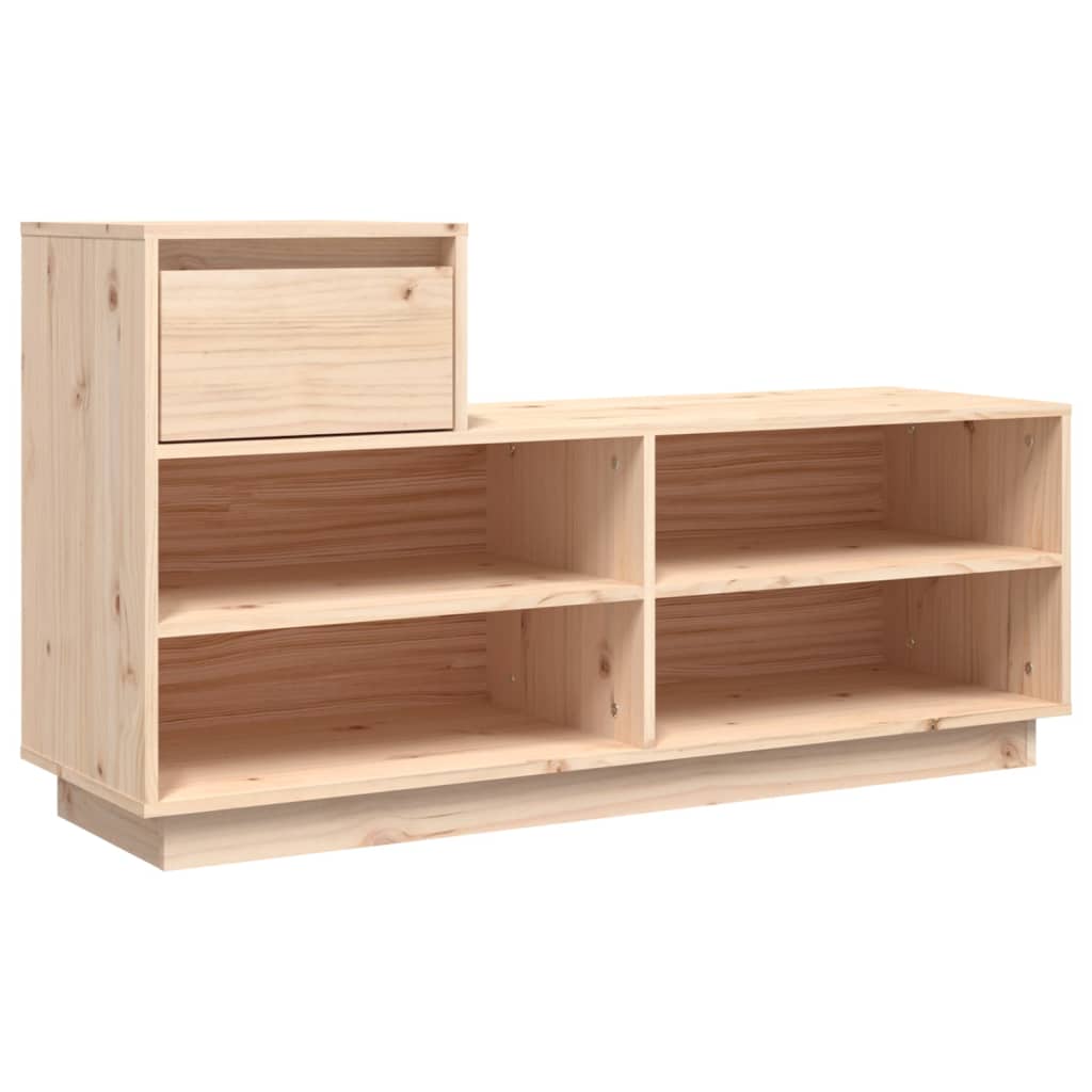 Skoskap Skobenk Skohylle 110x34x61 cm heltre furu