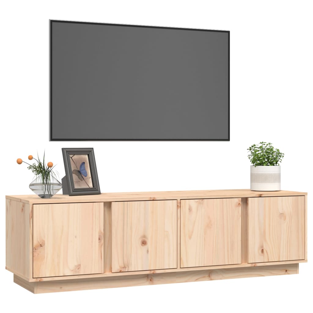 TV-benk 140x40x40 cm heltre furu