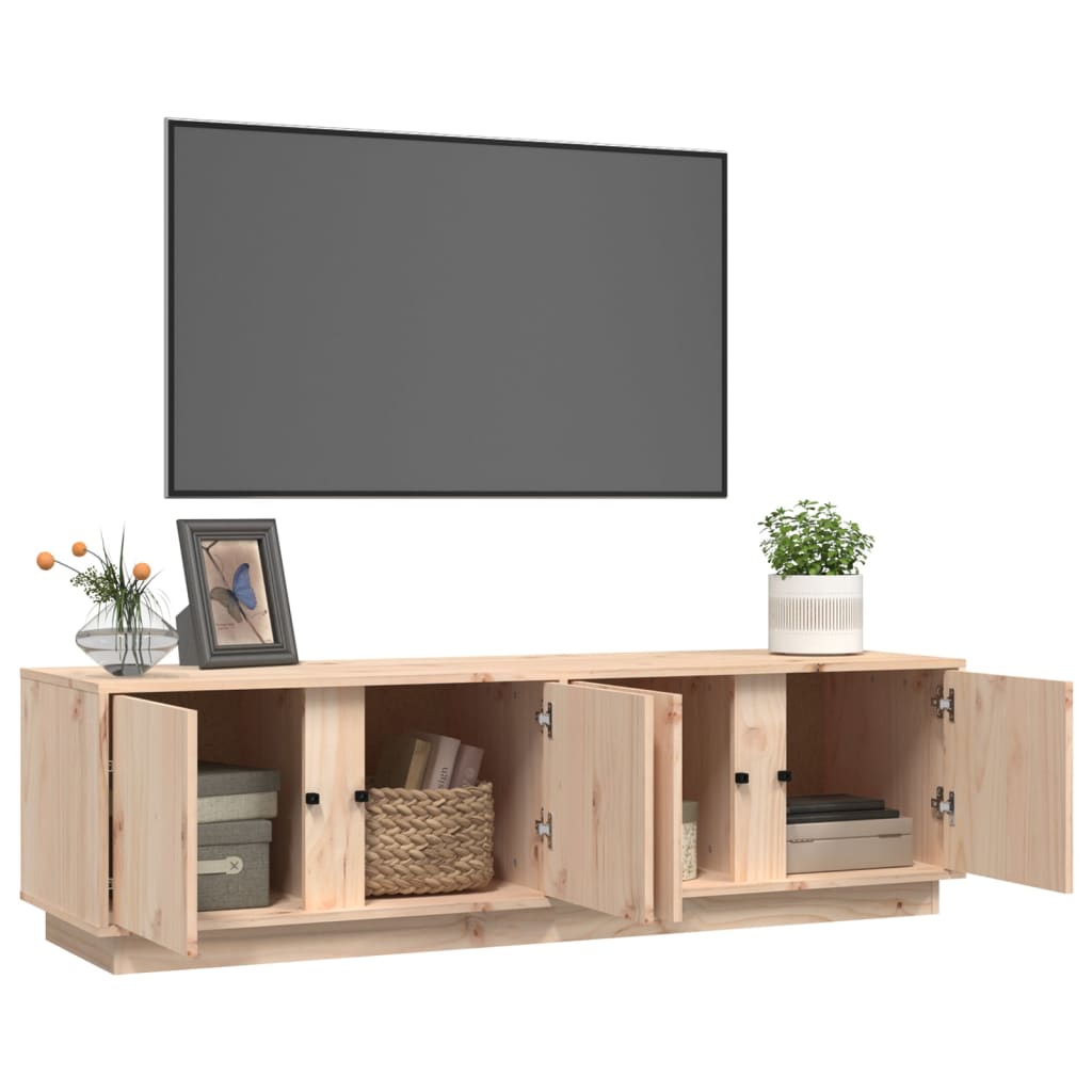 TV-benk 140x40x40 cm heltre furu