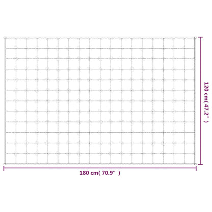 Vektdyne kremhvit 120x180 cm 9 kg stoff