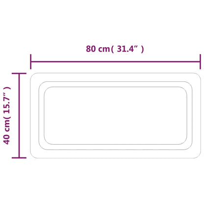 Baderomsspeil med LED 40x80 cm