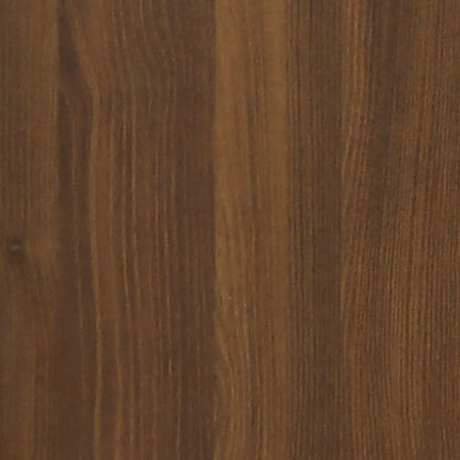 Salongbord Sofabord Brun Eik 80x50x36 cm