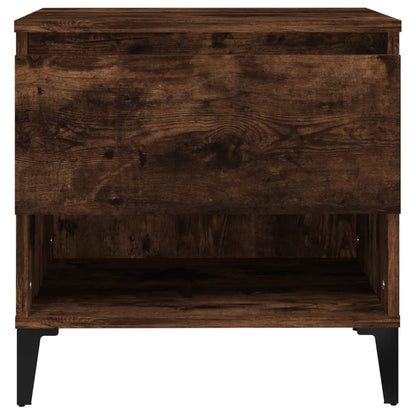 Salongbord Sofabord Røkt Eik 2 stk 50x46x50 cm