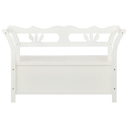 Sittebenk Hvit 107x45x75,5 cm heltre gran