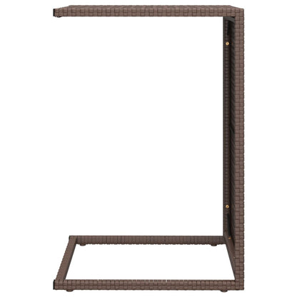 Sidebord C-bord brun 40x35x60 cm polyrotting