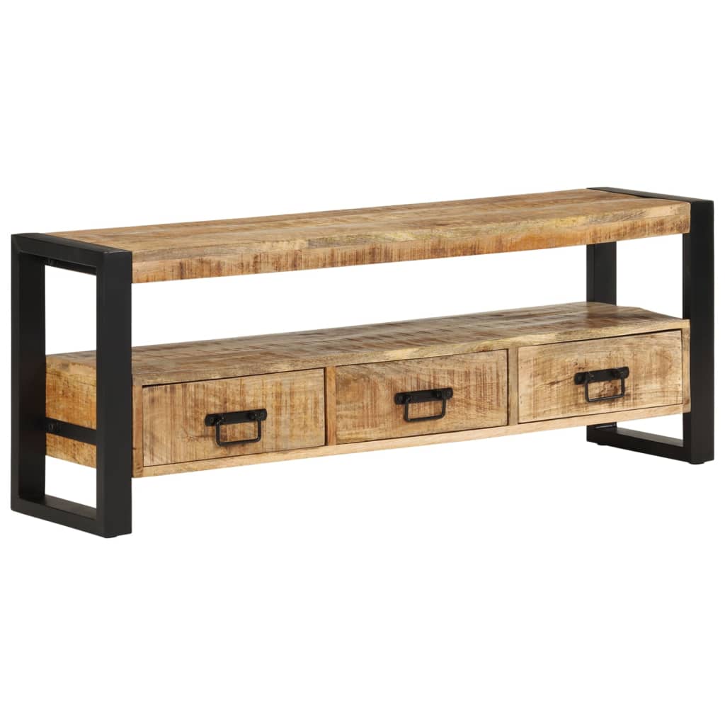 TV-benk 120x30x45 cm heltre mango