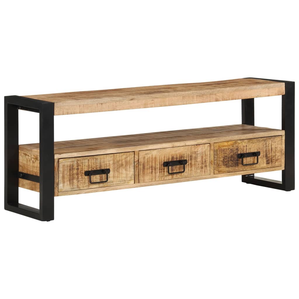 TV-benk 120x30x45 cm heltre mango