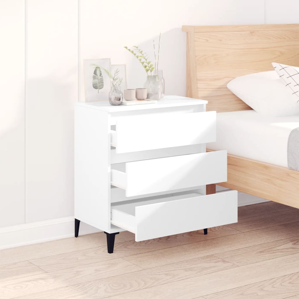 Skjenk Hvit 60x35x70 cm