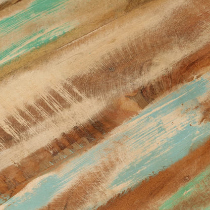 Salongbord Sofabord Tre Gjenvunnet Heltre Ø50x35 cm stål