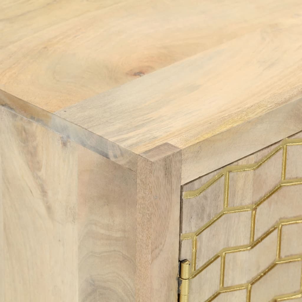 Skjenk Tre heltre mango med 2 dører 55x30x70 cm