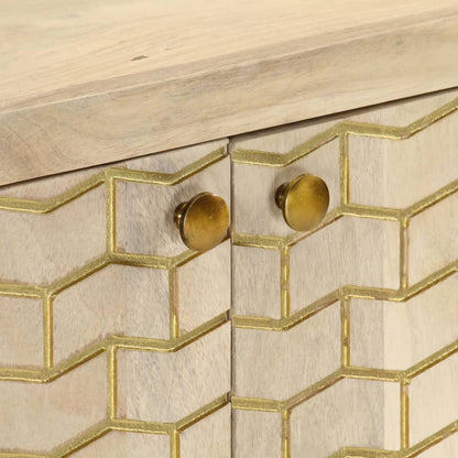 Skjenk Tre heltre mango med 2 dører 55x30x70 cm