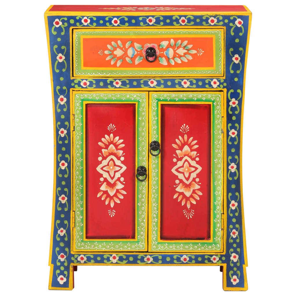 Skjenk Tre Håndmalt 54x30x74 cm heltre mango