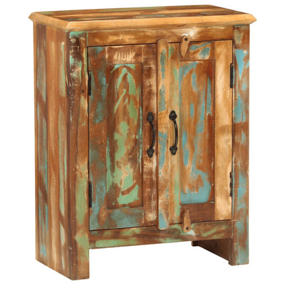 Skjenk Tre med 2 dører 55x30x70 cm gjenvunnet heltre