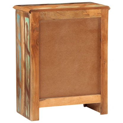 Skjenk Tre med 2 dører 55x30x70 cm gjenvunnet heltre