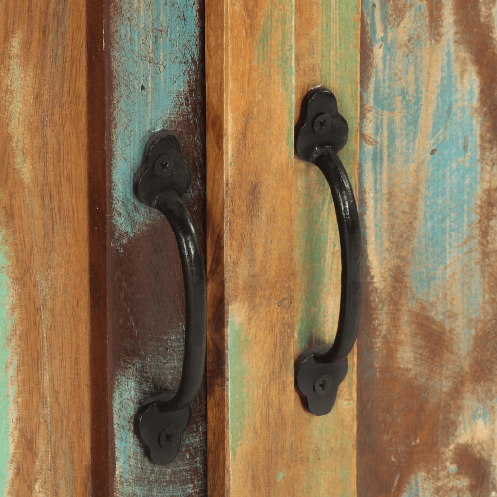 Skjenk Tre med 2 dører 55x30x70 cm gjenvunnet heltre