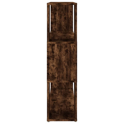 Bokhylle Røkt Eik Romdeler 100x24x94 cm