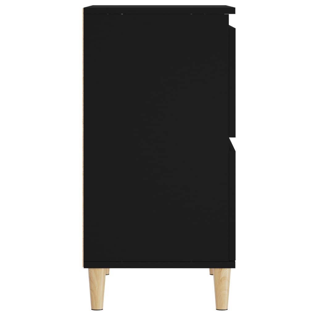 Kommode Svart 60x35x70 cm