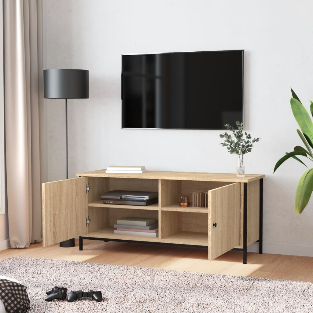 TV-Møbel Sonoma Eik TV-benk med dører 102x35x45 cm