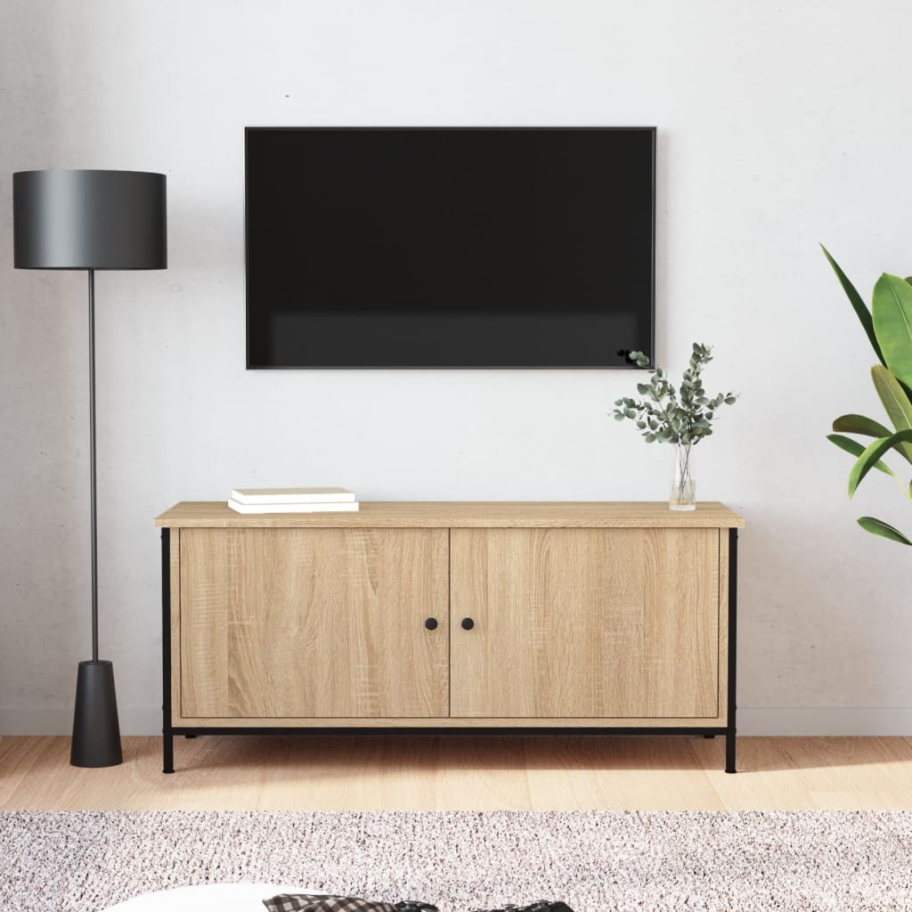 TV-Møbel Sonoma Eik TV-benk med dører 102x35x45 cm