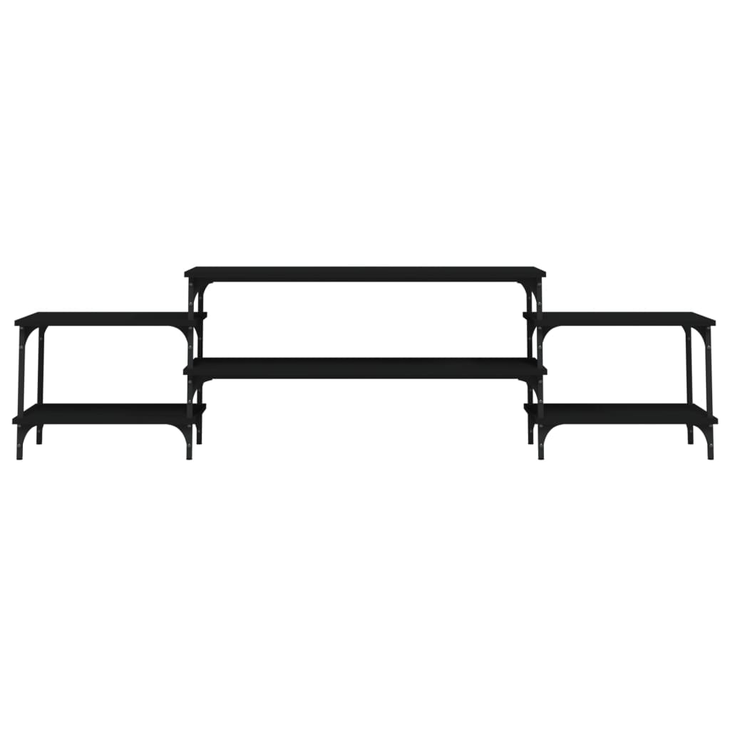 TV-Møbel Svart TV-benk 197x35x52 cm