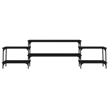 TV-Møbel Svart TV-benk 197x35x52 cm