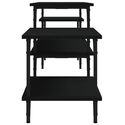 TV-Møbel Svart TV-benk 197x35x52 cm