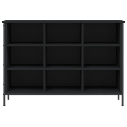 Skoskap Skohylle Skobenk Svart 100x35x70 cm