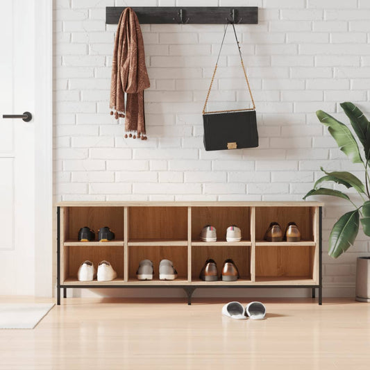 Skoskap Skohylle Skobenk Sonoma Eik 131x35x50 cm