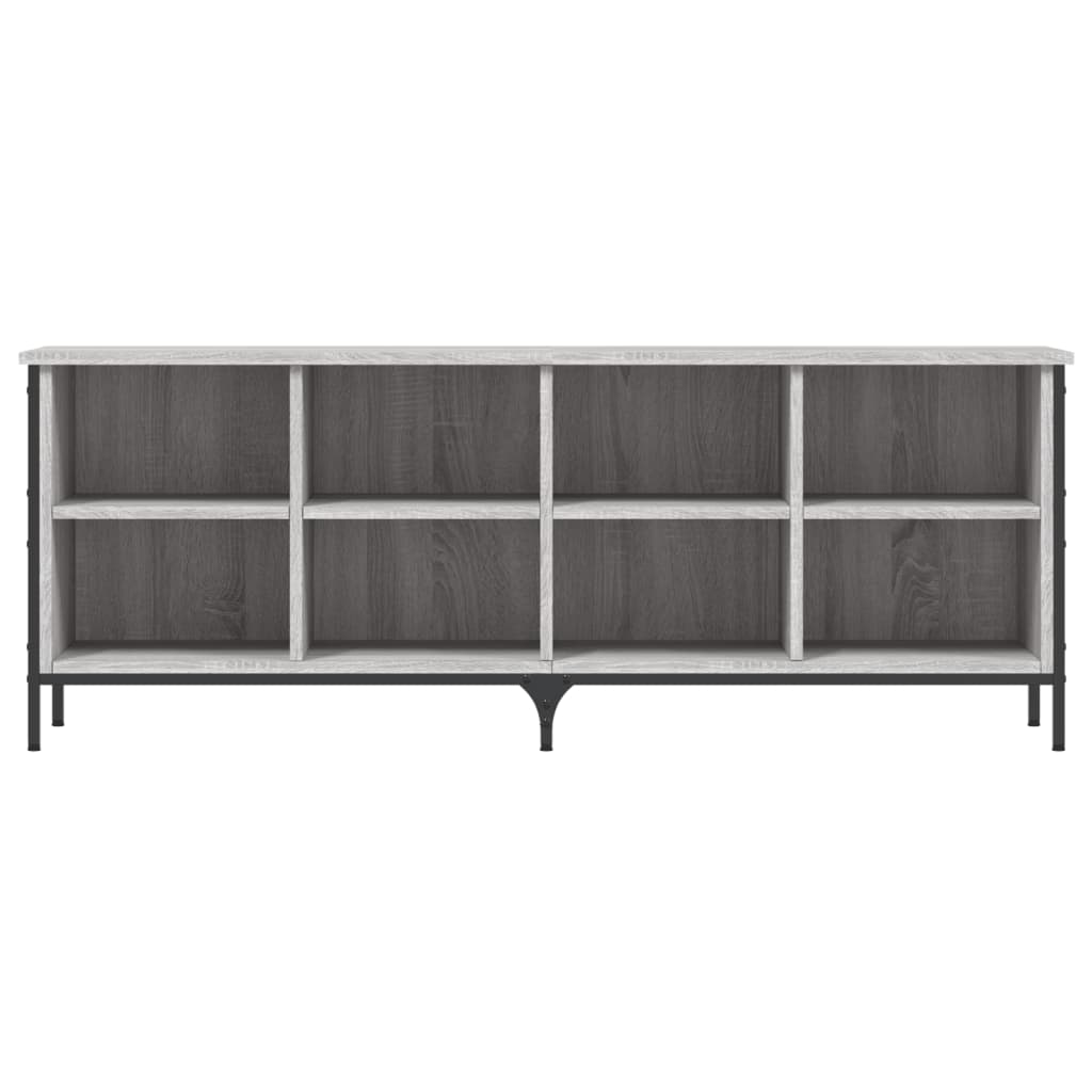 Skoskap Skohylle Skobenk Sonoma Grå 131x35x50 cm