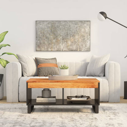 Salongbord Sofabord Tre heltre akasie 90x50x40 cm