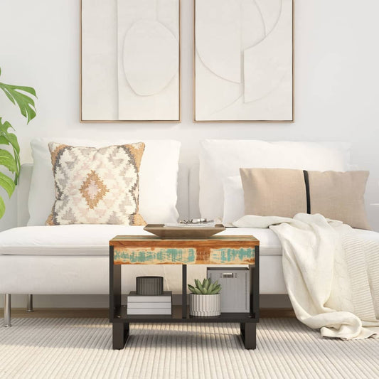 Salongbord Sofabord Tre Gjenvunnet Heltre 55x50x40 cm