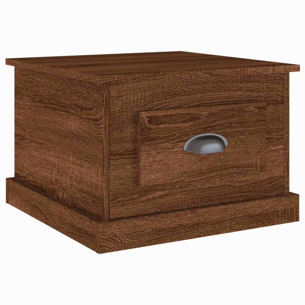 Salongbord Sofabord Brun Eik 50x50x35 cm