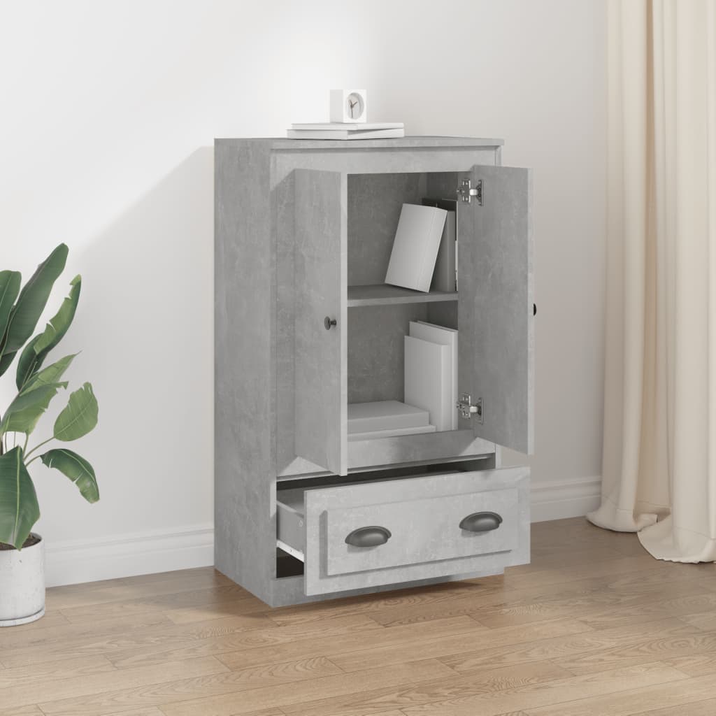 Skap Betonggrå 60x35,5x103,5 cm