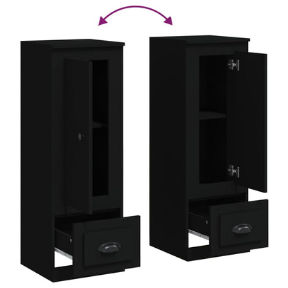 Skap Svart 36x35,5x103,5 cm