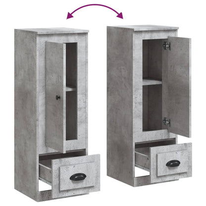 Skap Betonggrå 36x35,5x103,5 cm