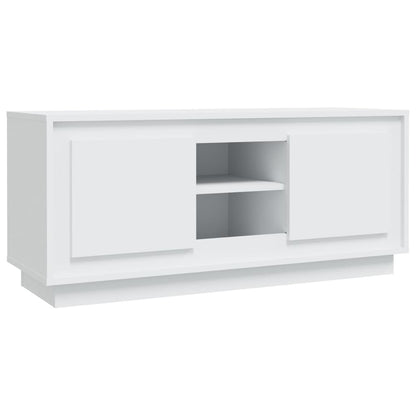 TV-Møbel Hvit TV-benk 102x35x45 cm