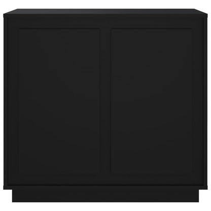 Skjenk Svart 80x34x75 cm