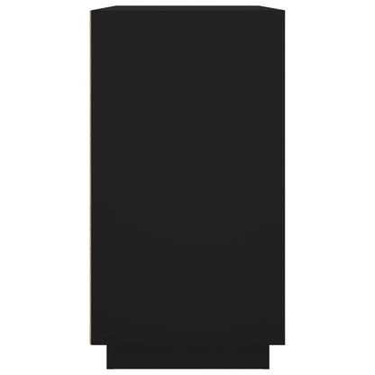 Skjenk Svart 80x34x75 cm