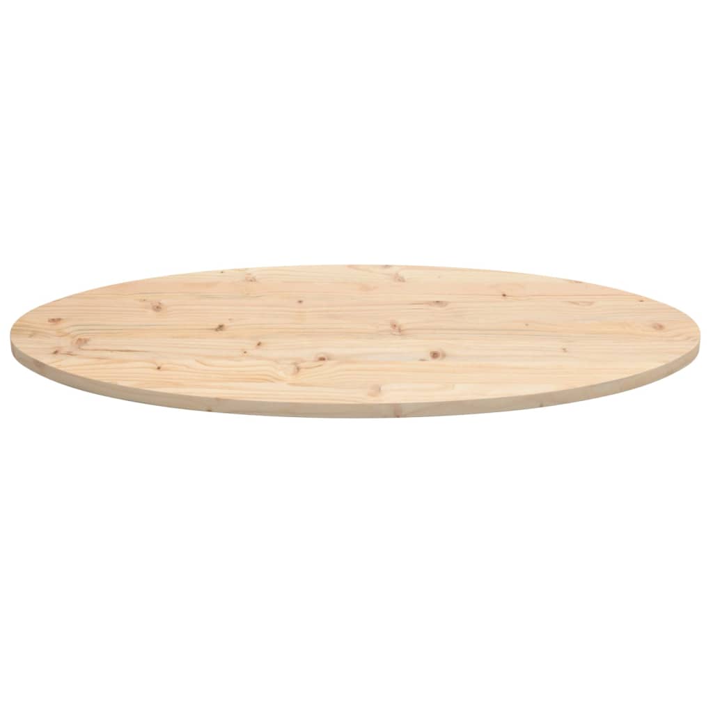 Bordplate 90x45x2,5 cm heltre furu oval