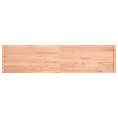 Bordplate lysebrun 220x50x(2-4)cm behandlet heltre naturlig