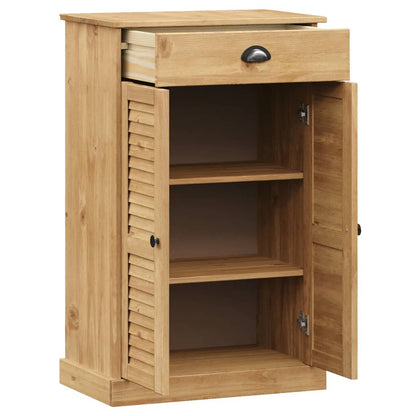 Skoskap Skobenk Skohylle VIGO 60x35x96 cm heltre furu