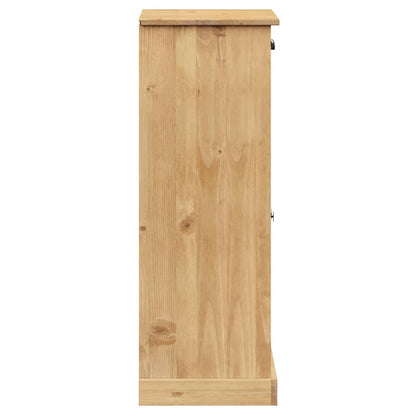 Skoskap Skobenk Skohylle VIGO 60x35x96 cm heltre furu