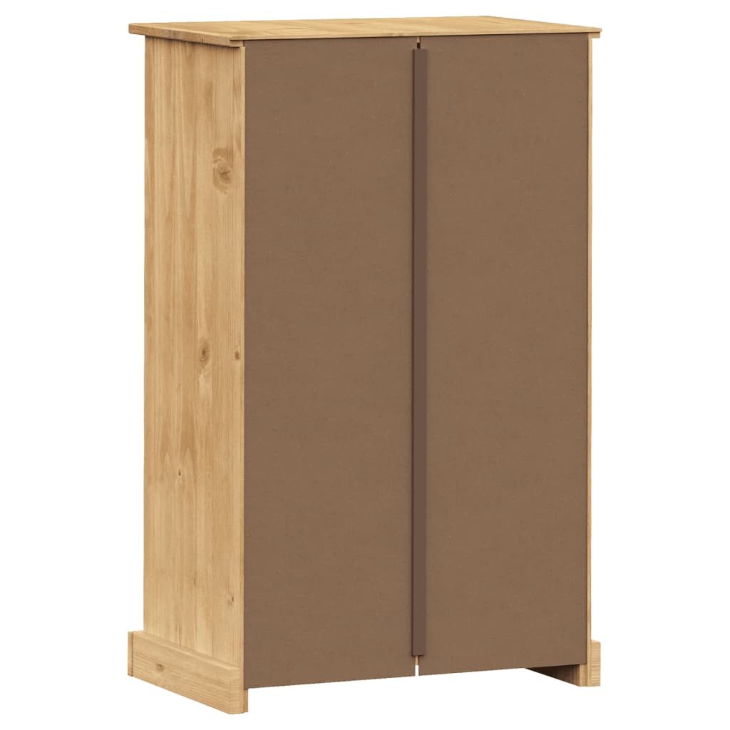 Skoskap Skobenk Skohylle VIGO 60x35x96 cm heltre furu