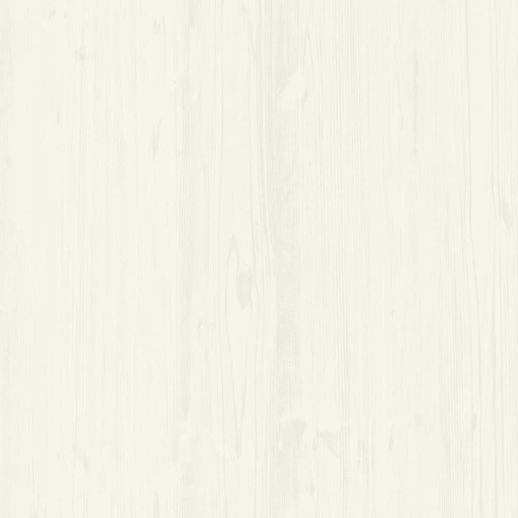 Bokhylle Hvit VIGO 85x35x170 cm heltre furu