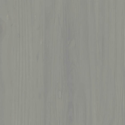 Bokhylle Grå VIGO 85x35x170 cm heltre furu