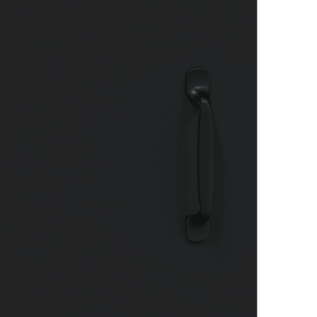 Skjenk Svart 69,5x34x90 cm