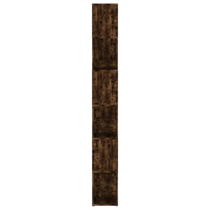 Bokhylle Røkt Eik Romdeler 100x24x188 cm